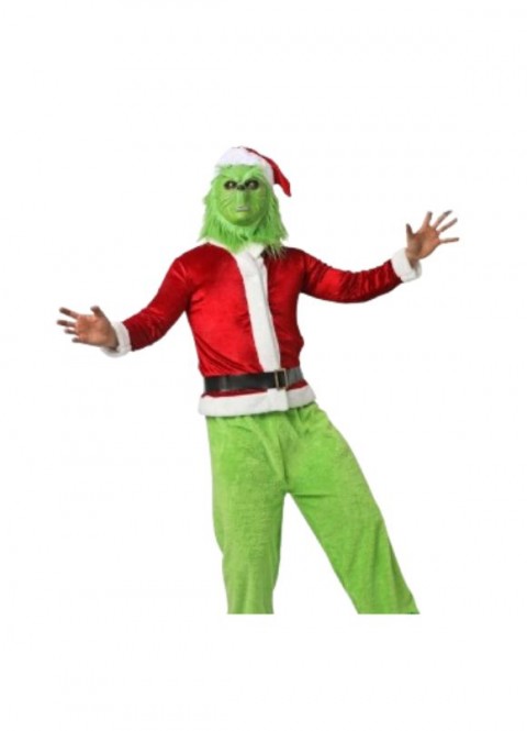 Disfraz para Navidad del Grinch para adultos | Ducaval | Envías 24/48 horas 