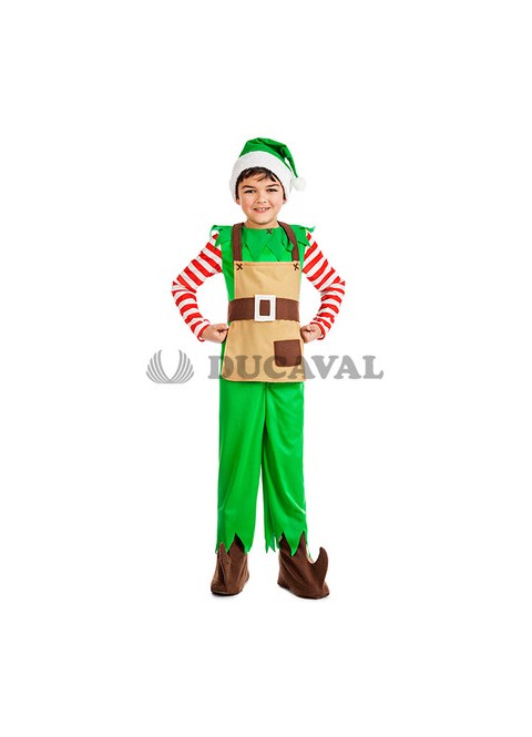 Disfraz elfo verde niño bebe. Ducaval 24-48 horas envios