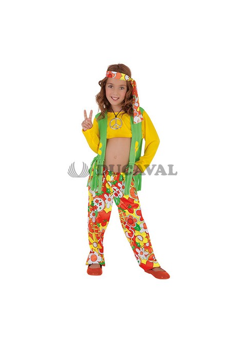 Disfraz de Hippie niña