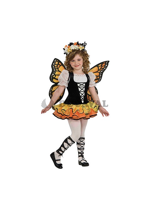Disfraz mariposa monarca infantil
