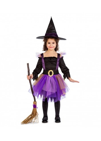 Disfraz de Bruja con Tutú infantil - Elegancia y Magia para Halloween