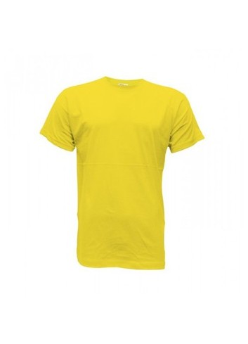 Camiseta premium adulto amarilla