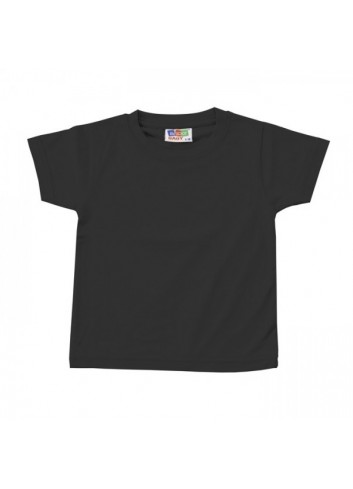 Camiseta premium bebé negra