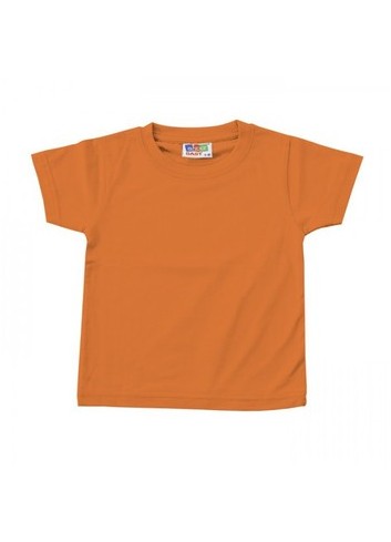 Camiseta premium bebé naranja