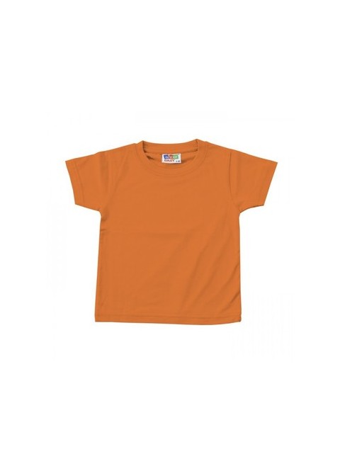 Camiseta premium bebé naranja