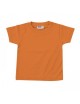 Camiseta premium bebé naranja