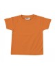 Camiseta premium bebé naranja