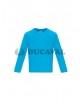 Camiseta manga larga turquesa bebé