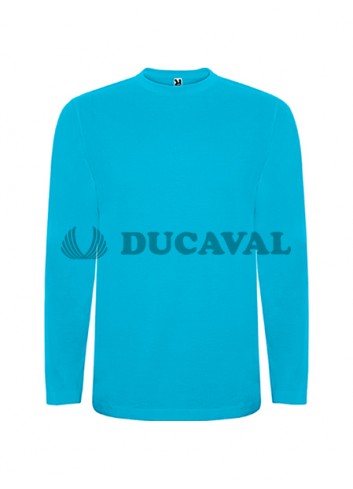 Camiseta turquesa manga larga inf.