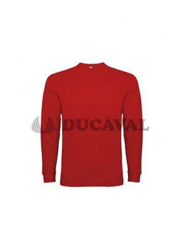 Camiseta manga larga roja inf.