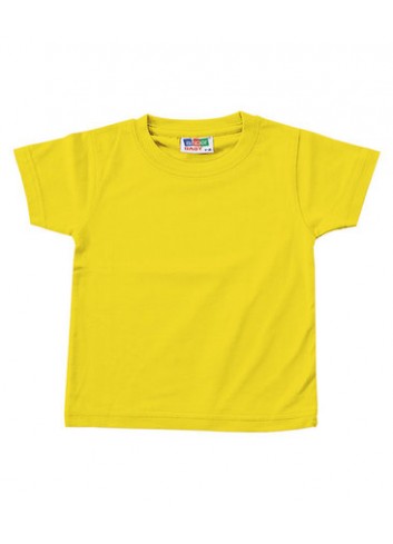 Camiseta premium bebé amarilla - Disfraces Ducaval