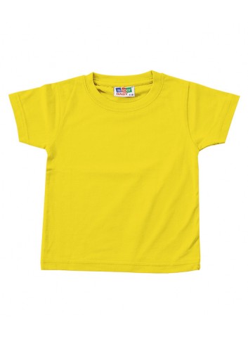 Camiseta premium bebé amarilla - Disfraces Ducaval