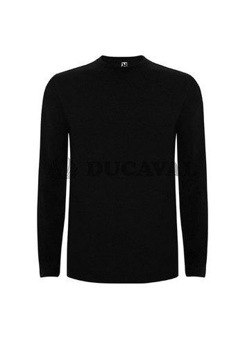 Camiseta manga larga negra adul.