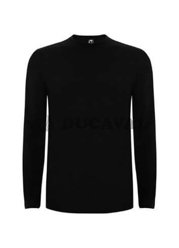 Camiseta manga larga negra adul.
