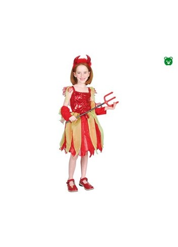 Disfraz demonia lujo (3-4 años)