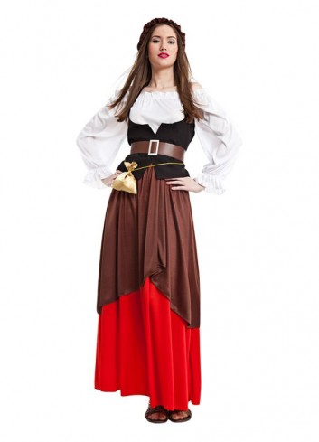 Disfraz de Mesonera Medieval Mujer. Ducaval envios 24/48 horas