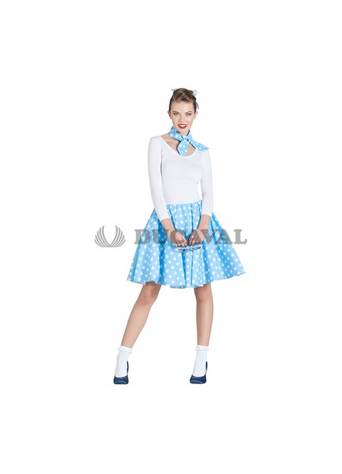 Disfraz Pin Up azul. Ducaval 24-48 horas