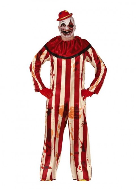 Payaso a rayas adulto| Ducaval | Envios 24/48 horas
