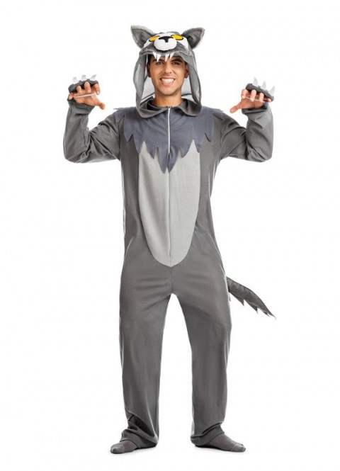 Disfraz de lobo gris