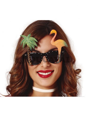 Gafas con palmeras y flamencos. Ducaval envios 24/48 horas