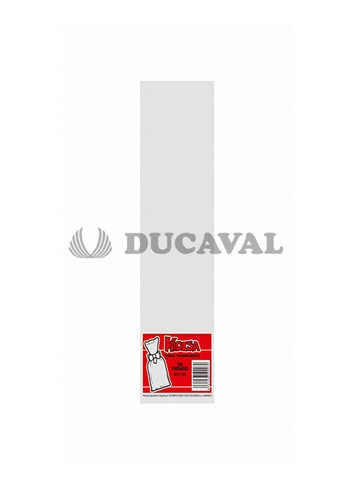 Bolsa cristal 5,5x25 tranparente 100ud. Ducaval 24-48 envios