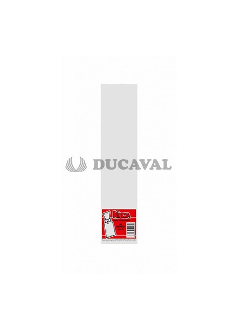 Bolsa cristal 5,5x25 tranparente 100ud. Ducaval 24-48 envios