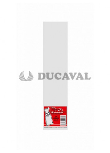 Bolsa cristal 5,5x25 tranparente 100ud. Ducaval 24-48 envios