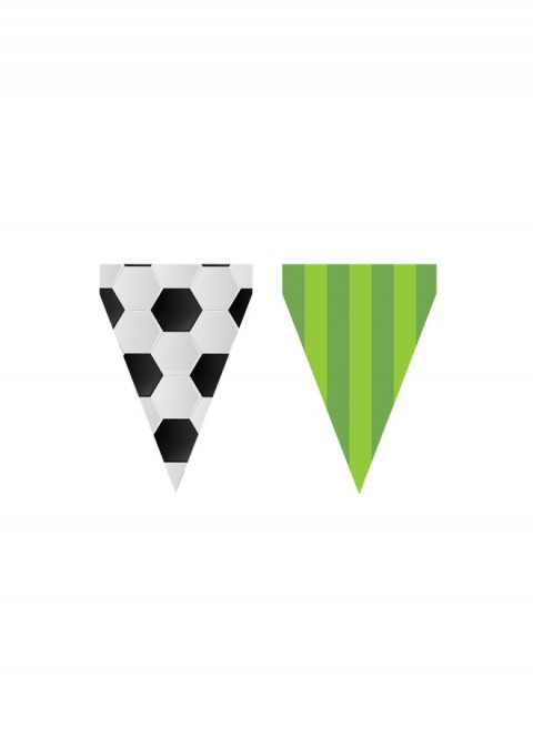Banderín Futbol 9 paneles 20x30CM 3M | Ducaval | Envías 24/48 horas 
