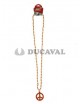 Collar paz naranja 45cm