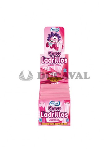 Chocoladrillos fresa vidal 75 unidades.Ducaval 24-48horas envios
