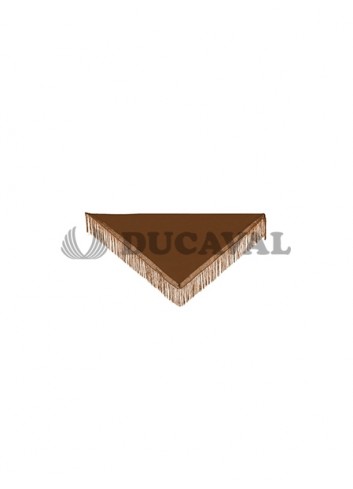Mantón pequeño liso marrón. Ducaval envios 24/48horas