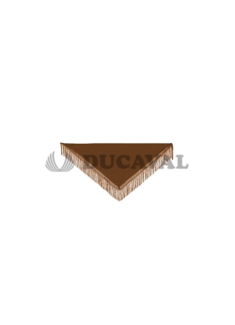 Mantón pequeño liso marrón. Ducaval envios 24/48horas