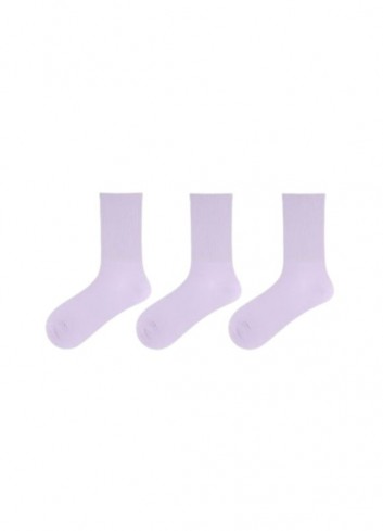 Calcetines adulto happy color lila   | Ducaval | Envías 24/48 horas 