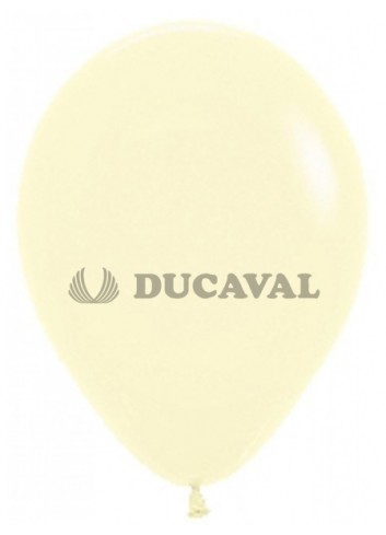 Globos látex amarillo matte 50ud 30cm Ballonia | Ducaval |