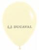 Globos látex amarillo matte 50ud 30cm Ballonia | Ducaval |