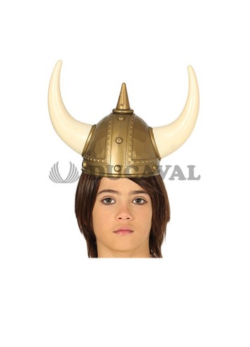 Casco vikingo infantil. Ducaval envios 24/48 horas