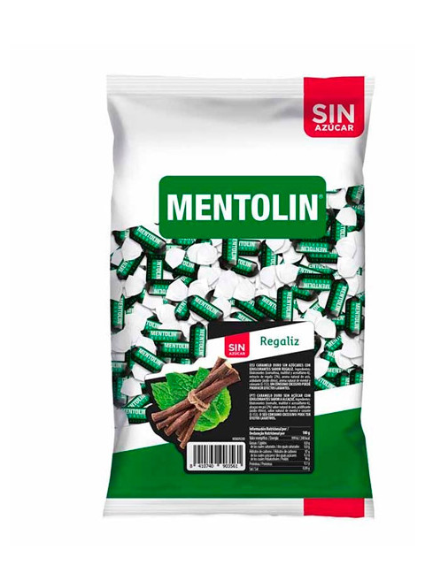Mentolín regaliz sin azúcar 1kg | Ducaval | Envíos 24/48 horas