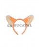 Diadema zorro naranja