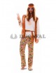 Disfraz de hippie para hombre | Ducaval | Envías 24/48 horas 