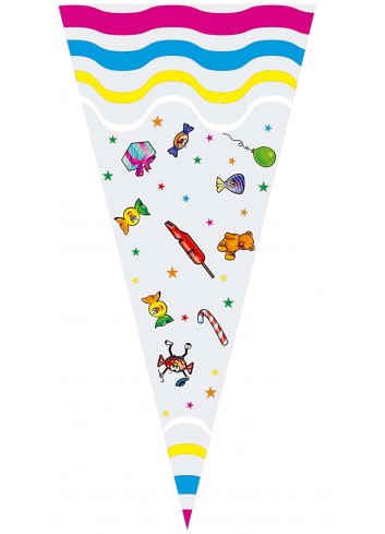 Bolsa cono 30x60 caramelos 100 u. Ducaval envios 24/48 horas