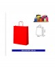 Bolsas papel rojo 24x34 | Ducaval | Envios 24/48 horas