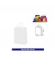 Bolsas papel c/ asa 24x34 blanco | Ducaval | Envíos 24/48 horas
