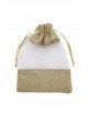 Bolsa organza franja transparente marrón 3 pzs | Ducaval | Envías 24/48 horas 