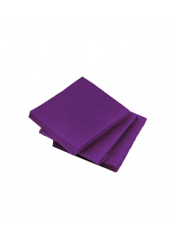 Servilletas violeta 20x20 doble capa 100ud | Ducaval | Envíos 24/48 horas 