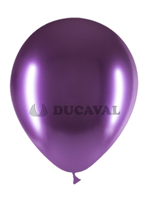 Globos látex brilliant púrpura 30cm 50ud | Ducaval |
