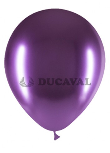 Globos látex brilliant púrpura 30cm 50ud | Ducaval |