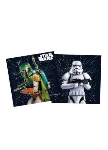 Servilletas Star Wars 33x33 20u | Ducaval | Envíos 24/48 horas