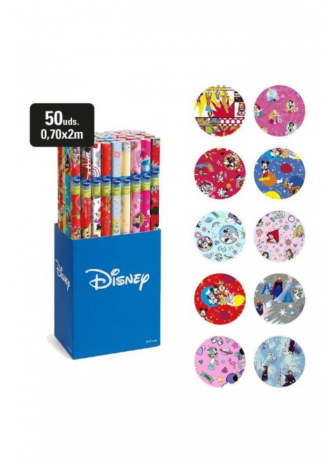  Papel regalo 70cm x2m disney | Ducaval | Envías 24/48 horas 