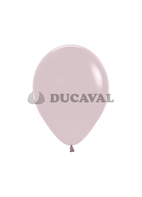 Globos látex pastel dusk rosa palo 30cm 50 unidades. Ducaval envios 24/48 horas