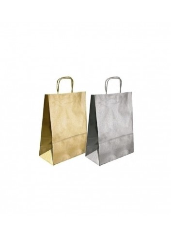 Bolsas papel c/ asa 32x40 oro | Ducaval | Envíos 24/48 horas